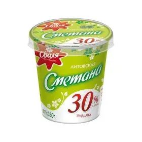 Svalya كريمة حامضة بنسبة دسم 30%