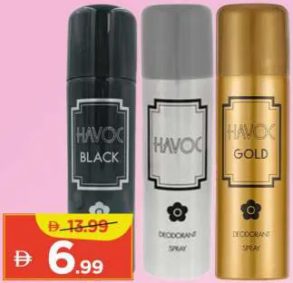 Havoc Body Spray Assorted