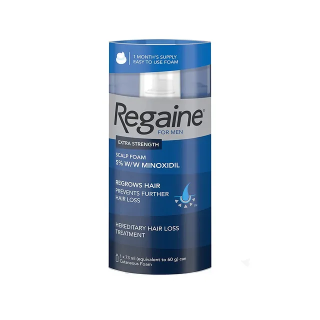 regaine for Men Foam 5% Minoxidil