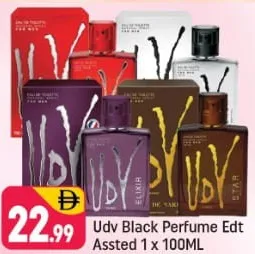 Udv Black Perfume Edt Assted
