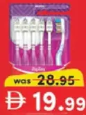 Colgate فرشاة أسنان متعرجة متوسطة - 6 pcs