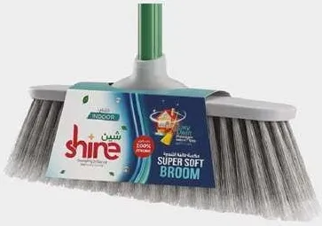 Shine Super Soft Broom With Stick
