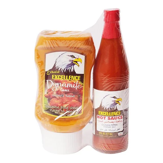 Excellence Dynamite Sauce and Hot Sauce