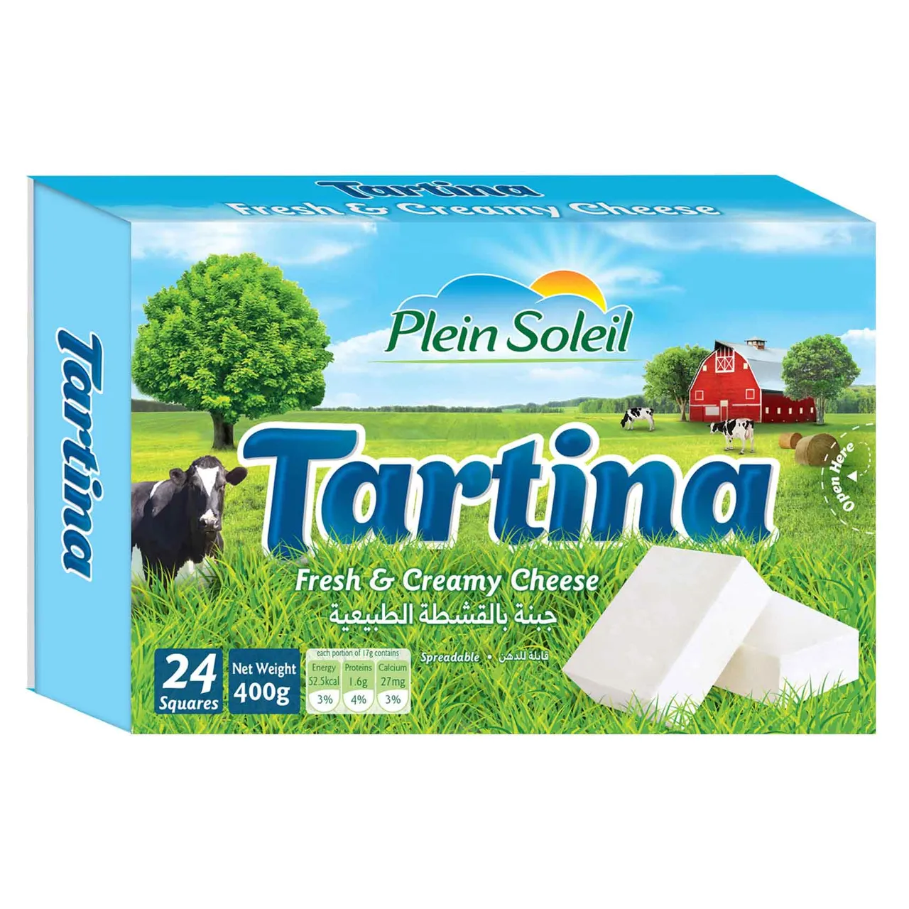 Plein Soleil Tartina جبن كريمي 24 Pcs