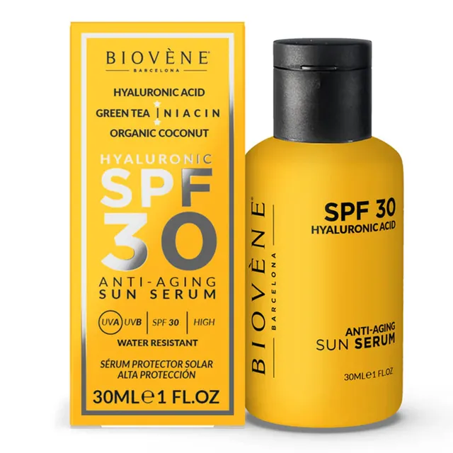 Biovene Barcelona Hyaluronic SPF 30 Anti Aging Sun Serum
