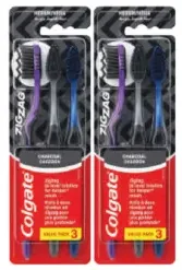 Colgate فرشاة أسنان بالفحم بشعيرات متعرجة