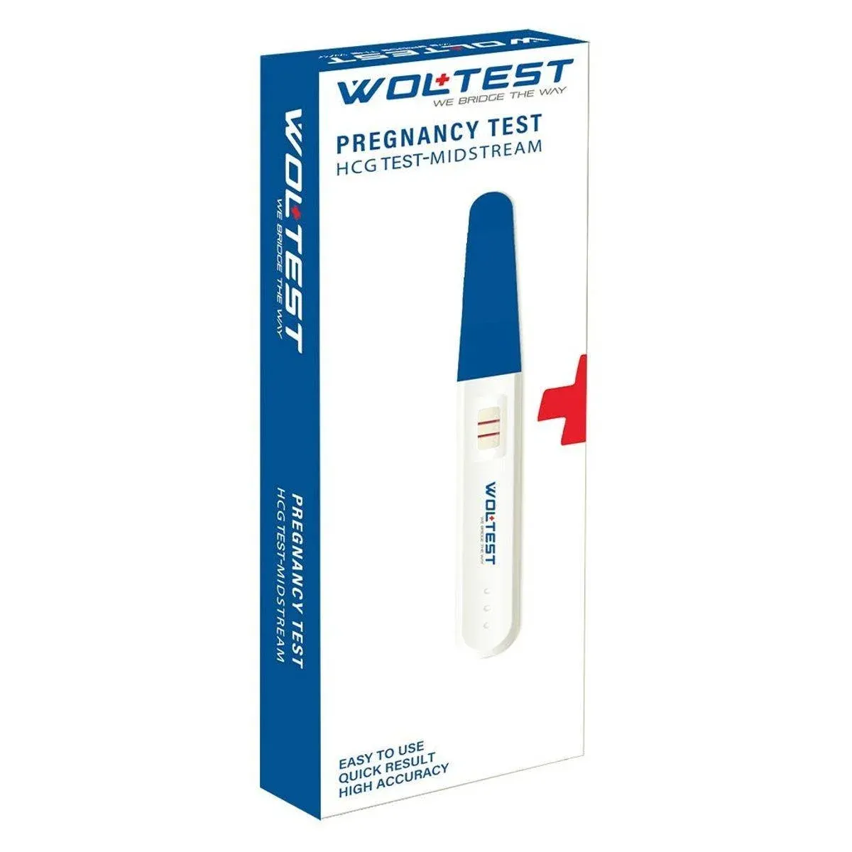 Woltest طقم اختبار الحمل السريع HCG وسط مجرى البول