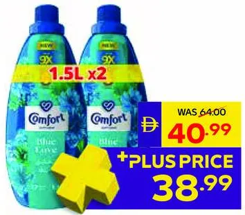 Comfort concentrated fabric softener assorted