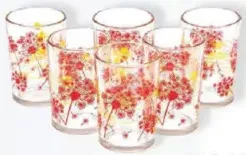 Sekura Printed Glass Set 8#