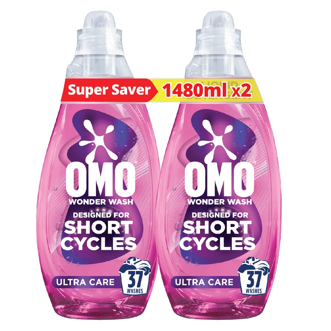 Omo Liquid Wonder Wash وردي عناية فائقة