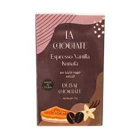 La Chocolate شوكولاتة كنافة دبي بالإسبريسو والفانيليا