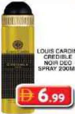 Louis Cardin Credible Noir Deo Spray