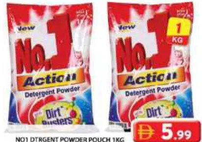 No1 Detergent Powder Pouch