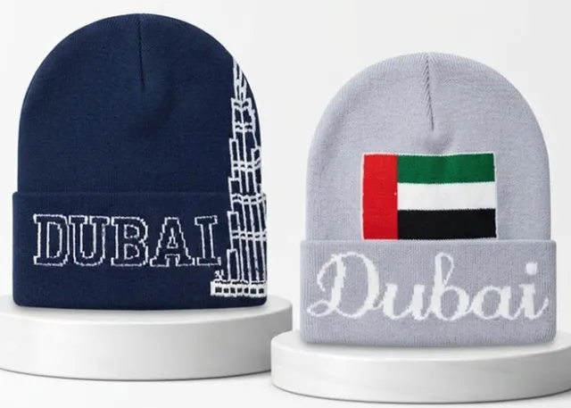 Printed Knitted Hat