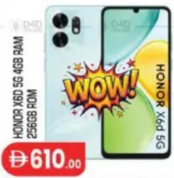 Honor X6D 5G 4 GB Ram 256 GB Rom
