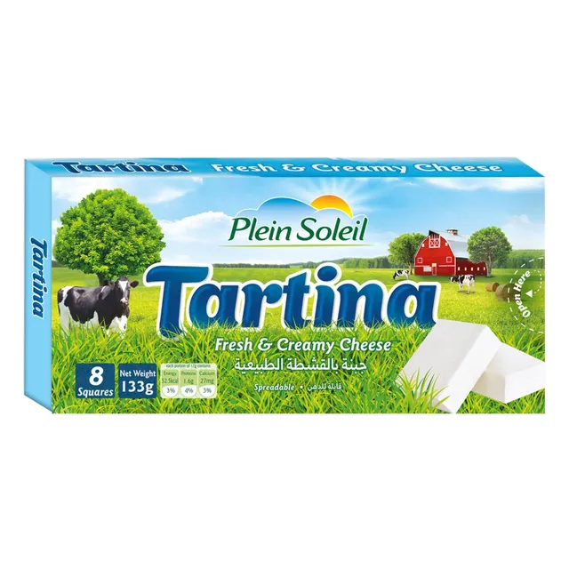 Plein Soleil Tartina Fresh And Creamy Cheese 8 Squares