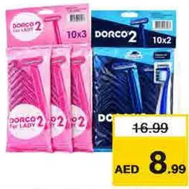 Dorco Twin Blade Dspsbl Razor
