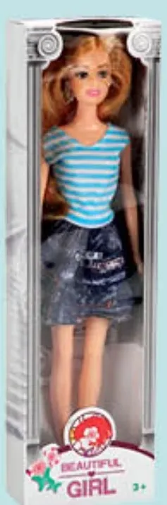 Beautiful Girl Solid Doll Assorted Color
