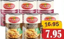 California Garden Red Kidney Beans / Chick Peas