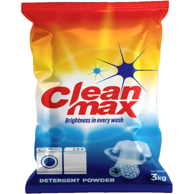 Clean Max Detergent Powder Poly Bag
