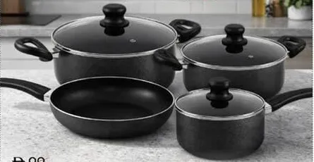 Home4U N/S Cookware Set Assorted
