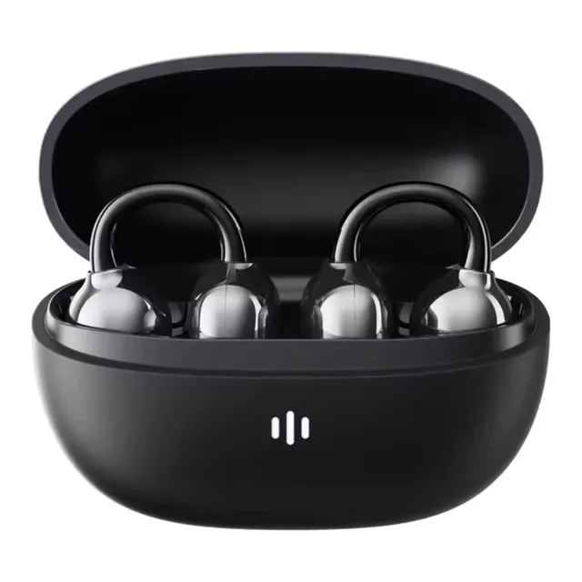Lenovo Open-Ear True Wireless Earbuds, Black, RS103