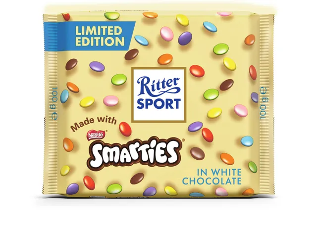Ritter Sport White Chocolate with Smarties