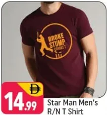 Star Man Men's Round Neck T Shirt
