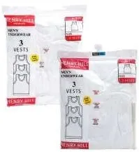 Henry Hill Mens Vest Set Assorted
