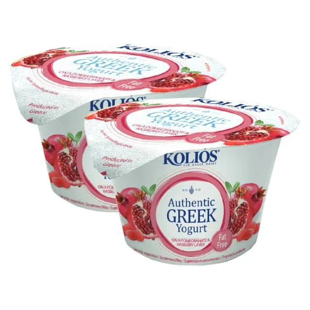 Kolios زبادي يوناني متنوع مرموم