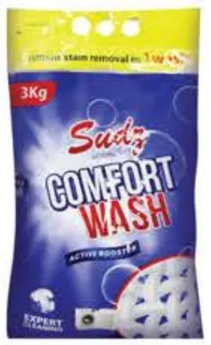 Sudz Comfort Wash Detergent Powder