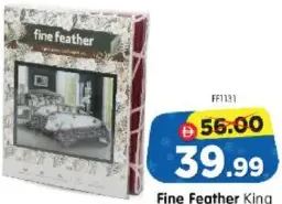 Fine Feather طقم شرشف سرير كينج Ff1131
