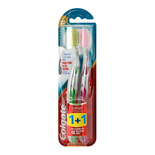 Colgate Advance Ultra Soft Toothbrush - 2 Pcs
