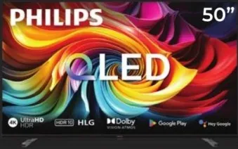 Philips 4K Qled Google Tv 50PQT8530/56