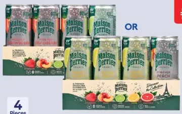 Maison Perrier Sparkling flavoured water assorted