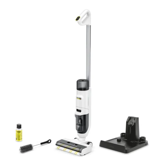 Karcher KFL1 3-in-1 Cordless Vacuum Mop – Xtra!Clean Vacuum, Mop & Dry for Hard Floors & Low-Pile Carpets, 25 Minutes Runtime, Two-Tank & Self-Cleaning System