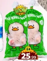 Frozen Whole Duck