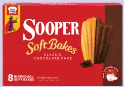 Sooper كيك طري بالشوكولاتة