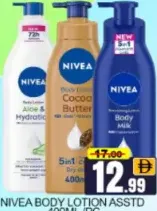 Nivea Body Lotion Assorted