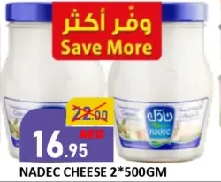 Nadec مرطبان جبنة كريم بوك