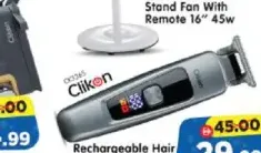 Clikon Rechargeable Hair Trimmer With 3 Combo