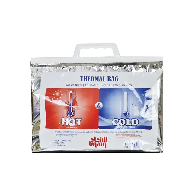 Union Hot & Cold Insulated Thermal Bag - Reusable Grocery & Food Delivery Bag