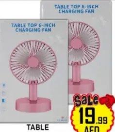 Table Charging Fan