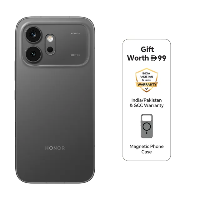 Honor 600 5G, 12GB RAM 256 Storage, 6.57”, Qualcomm Snapdragon 7 GEN3, 200MP + 12MP, 7000 mAh, Black, 5109CGYY
