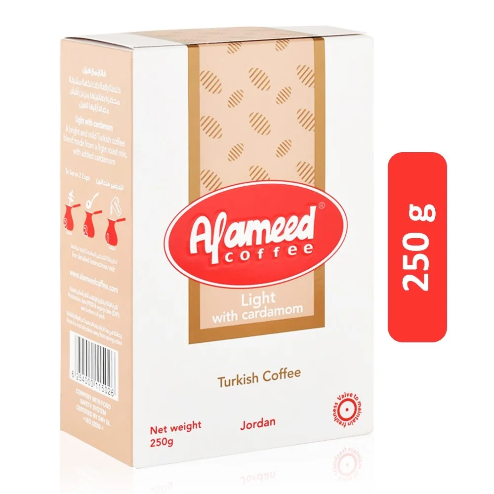 Al Ameed Trk قهوة خفيفة بالهيل