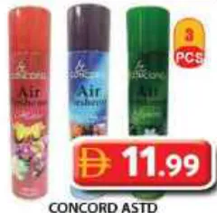 Concord Air Freshner Assorted