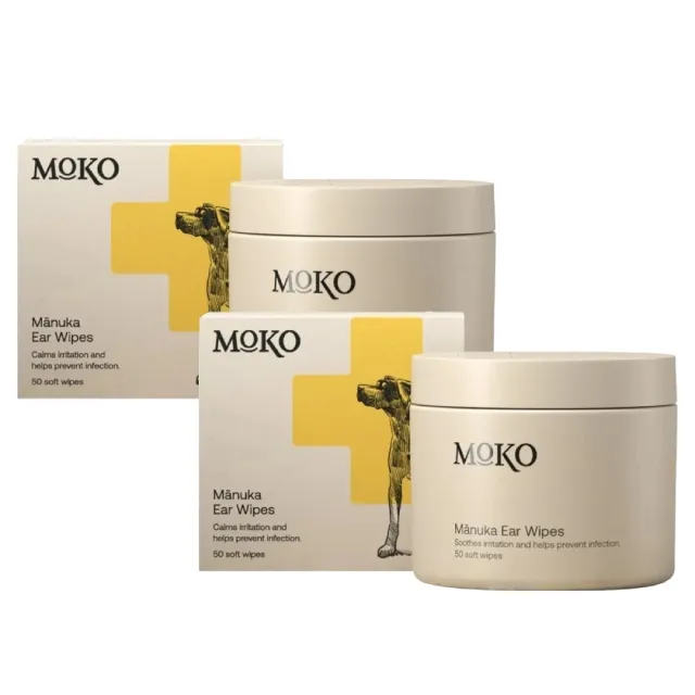 Moko Dogs Ear Wipes Manuka