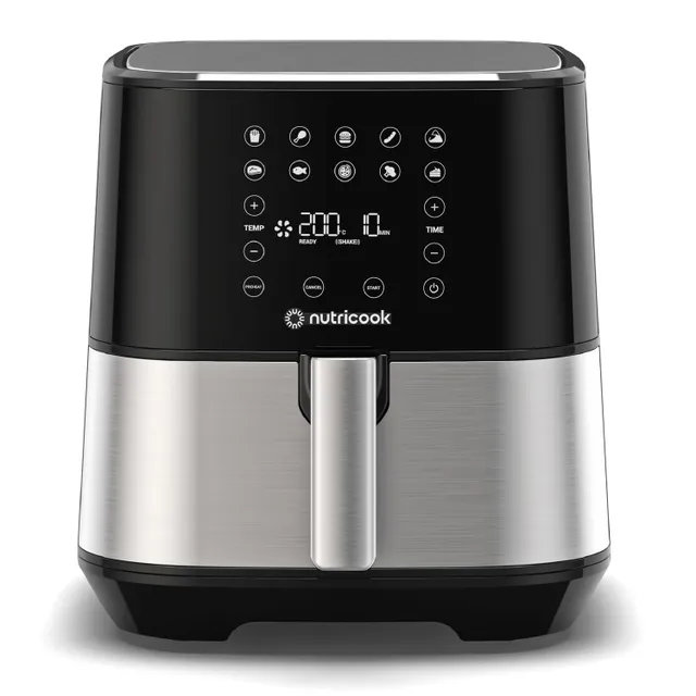 Nutricook Air Fryer, 1700W, Steel/Black, NC-AF205
