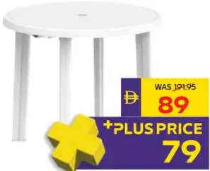 Cosmoplast Folding Table Round Ifofxx