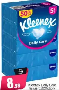 Kleenex Tissue Daily Care 2Ply